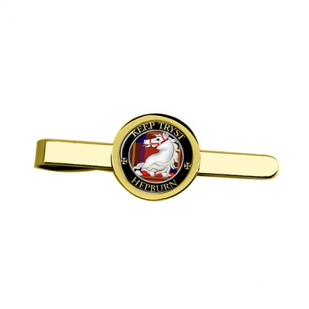 Hepburn Scottish Clan Crest Tie Clip