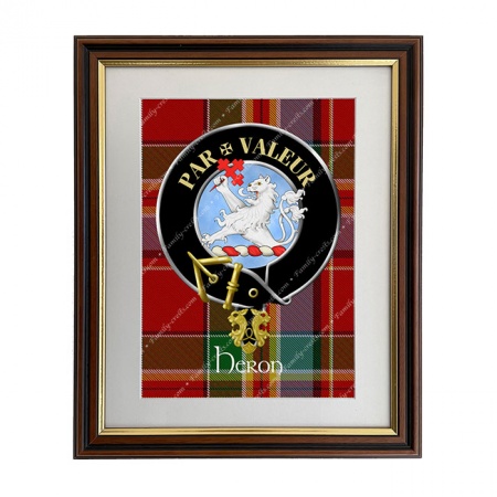 Heron Scottish Clan Crest Framed Print