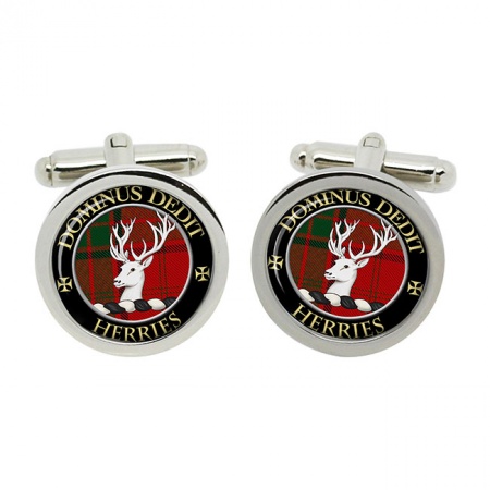 Herries Scottish Clan Crest Cufflinks