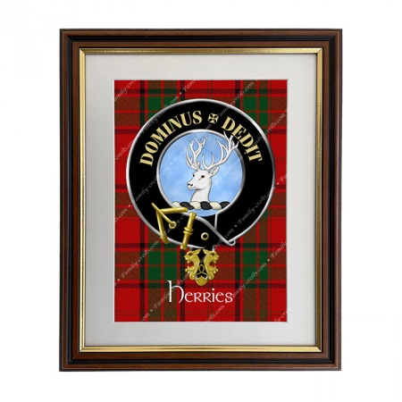 Herries Scottish Clan Crest Framed Print