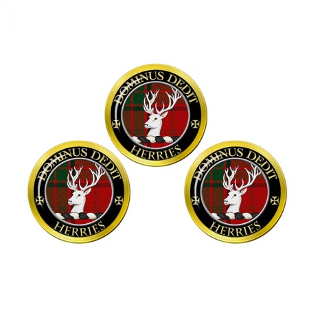 Herries Scottish Clan Crest Golf Ball Markers