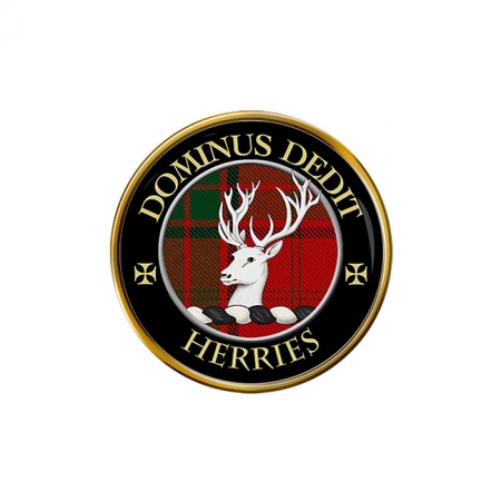 Herries Scottish Clan Crest Pin Badge