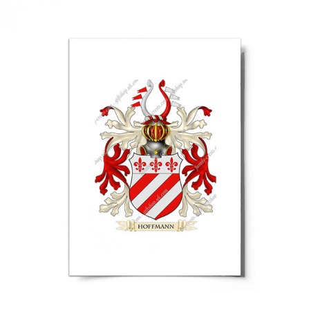 Hoffman (Germany) Coat of Arms Print