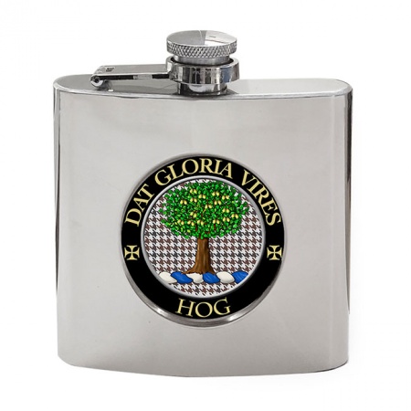 Hog Scottish Clan Crest Hip Flask