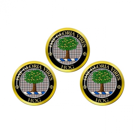 Hog Scottish Clan Crest Golf Ball Markers