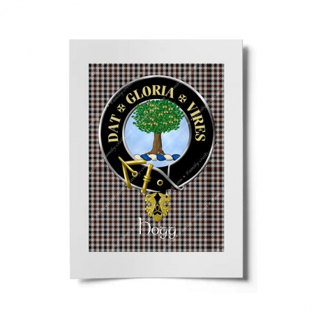 Hogg Scottish Clan Crest Ready to Frame Print