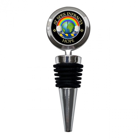 Hope Scottish Clan Crest Bottle Stopper