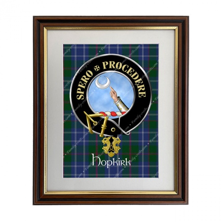 Hopkirk Scottish Clan Crest Framed Print