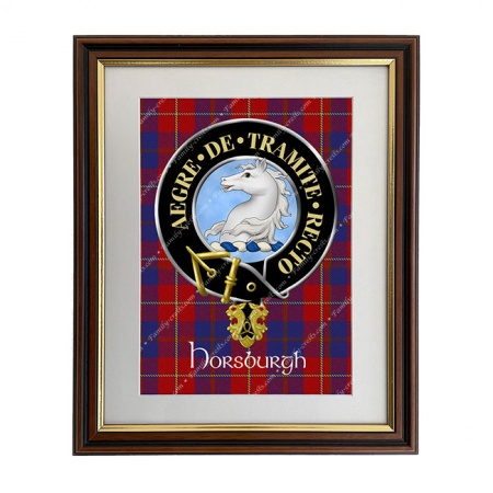 Horsburgh Scottish Clan Crest Framed Print