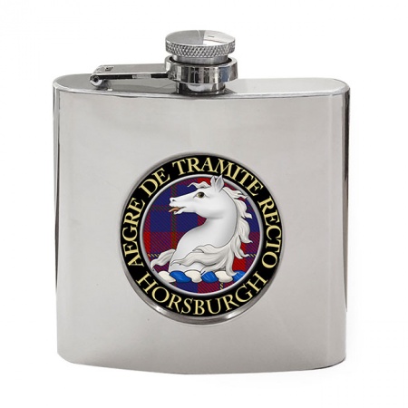 Horsburgh Scottish Clan Crest Hip Flask