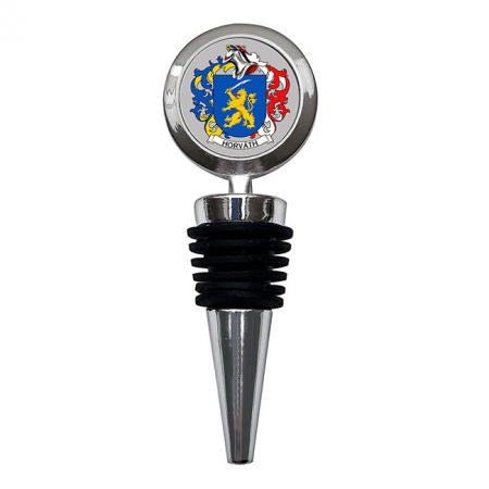 Horváth (Hungary) Coat of Arms Bottle Stopper