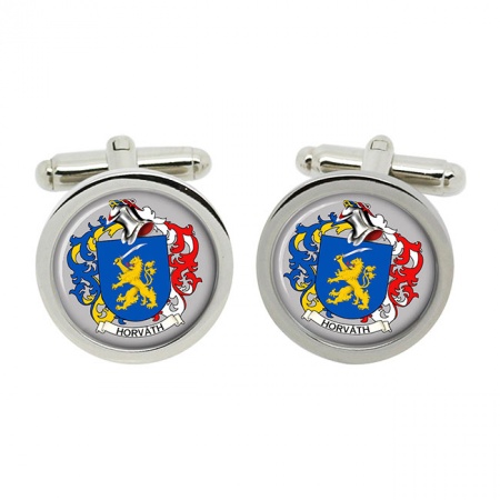 Horváth (Hungary) Coat of Arms Cufflinks