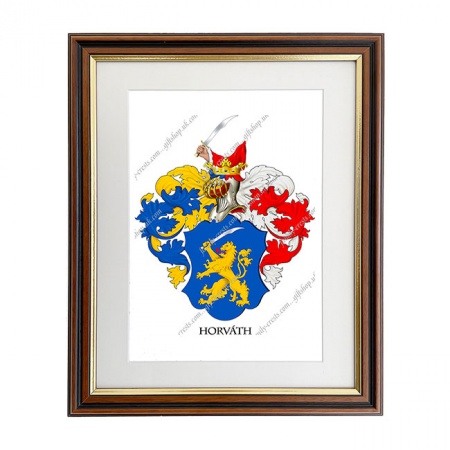 Horváth (Hungary) Coat of Arms Framed Print
