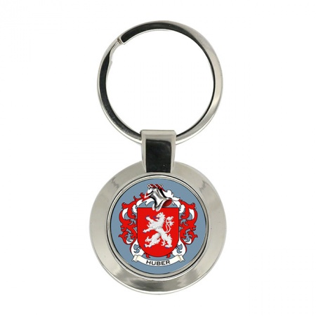 Huber (Swiss) Coat of Arms Key Ring