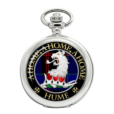 Hume Scottish Clan Crest Pocket Watch