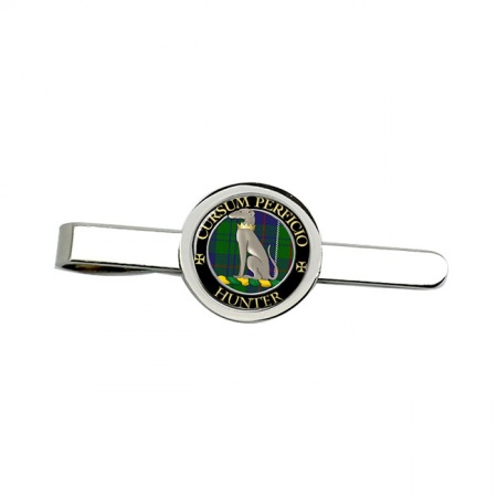 Hunter Scottish Clan Crest Tie Clip