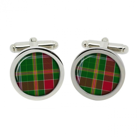Hunter Scottish Tartan Cufflinks in Box
