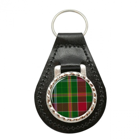 Hunter Scottish Tartan Leather Key Fob