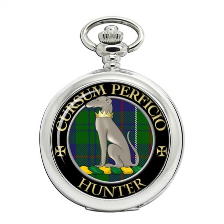 Hunter Scottish Clan Crest Pocket Watch