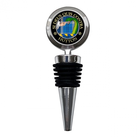 Hutton Scottish Clan Crest Bottle Stopper