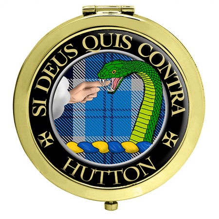Hutton Scottish Clan Crest Compact Mirror