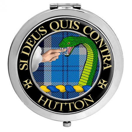 Hutton Scottish Clan Crest Compact Mirror