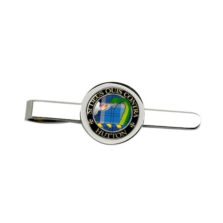 Hutton Scottish Clan Crest Tie Clip