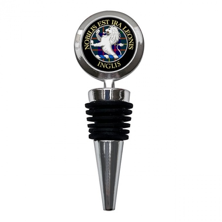 Inglis Scottish Clan Crest Bottle Stopper