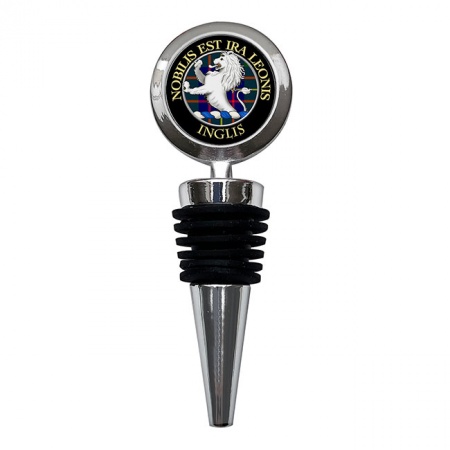 Inglis Scottish Clan Crest Bottle Stopper