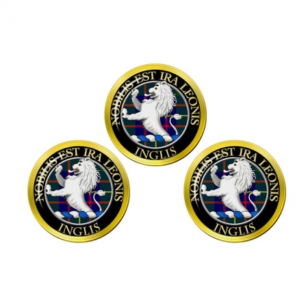 Inglis Scottish Clan Crest Golf Ball Markers