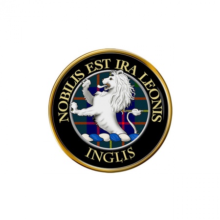 Inglis Scottish Clan Crest Pin Badge