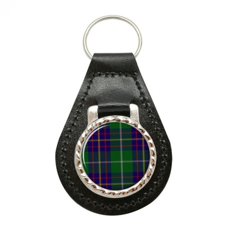 Inglis Scottish Tartan Leather Key Fob
