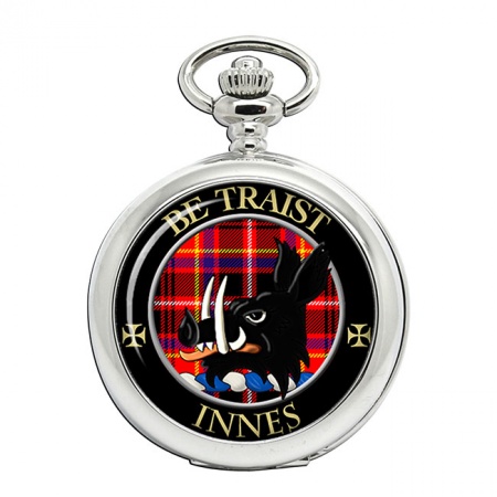 Innes Scottish Clan Crest Pocket Watch