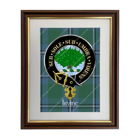 Irvine Scottish Clan Crest Framed Print