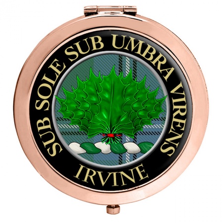 Irvine Scottish Clan Crest Compact Mirror