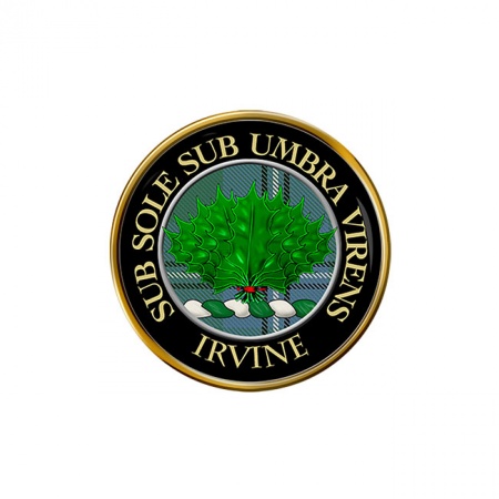 Irvine Scottish Clan Crest Pin Badge