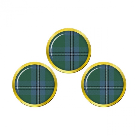 Irvine Scottish Tartan Golf Ball Markers