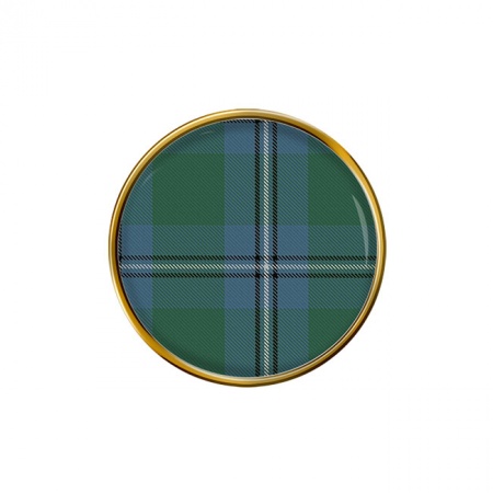 Irvine Scottish Tartan Pin Badge