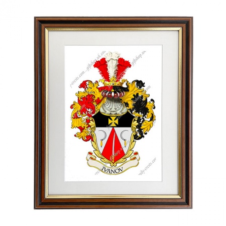 Ivanov (Russia) Coat of Arms Framed Print