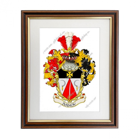 Ivanov (Russia) Coat of Arms Framed Print