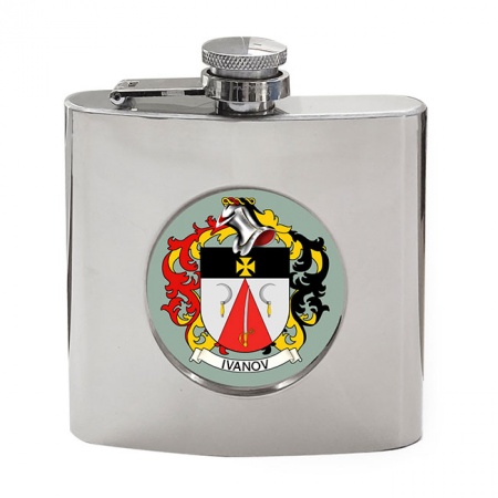 Ivanov (Russia) Coat of Arms Hip Flask