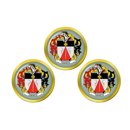 Ivanov (Russia) Coat of Arms Golf Ball Markers