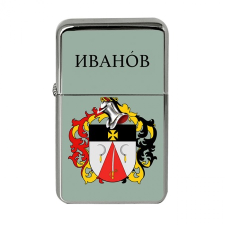 Ivanov (Russia) Coat of Arms Flip Top Lighter