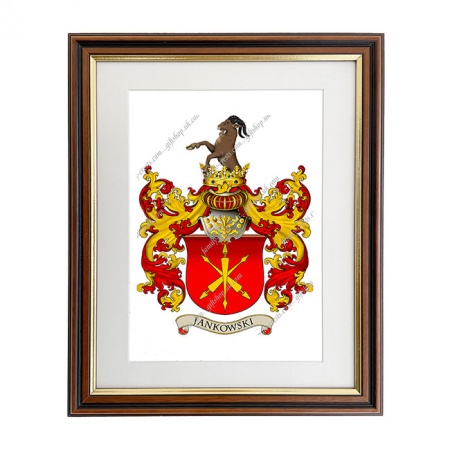 Jankowski (Poland) Coat of Arms Framed Print