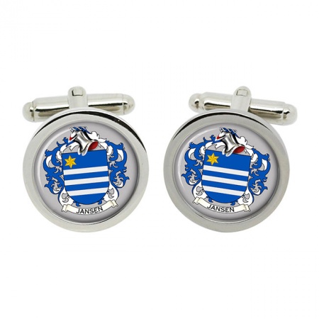 Jansen (Netherlands) Coat of Arms Cufflinks