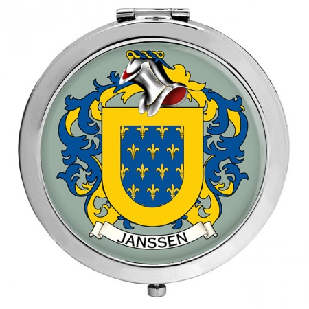 Janssen (Netherlands) Coat of Arms Compact Mirror