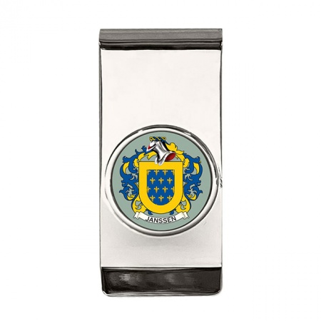 Janssen (Netherlands) Coat of Arms Money Clip