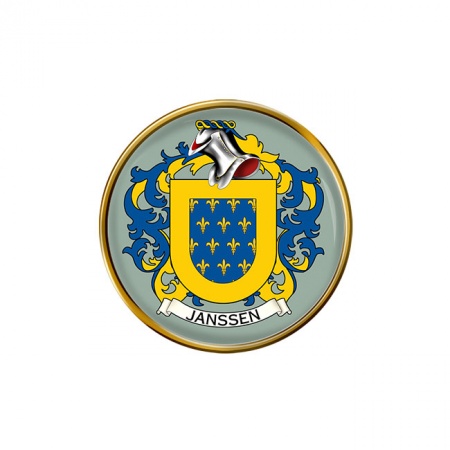 Janssen (Netherlands) Coat of Arms Pin Badge