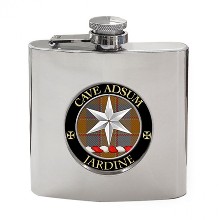 Jardine Scottish Clan Crest Hip Flask