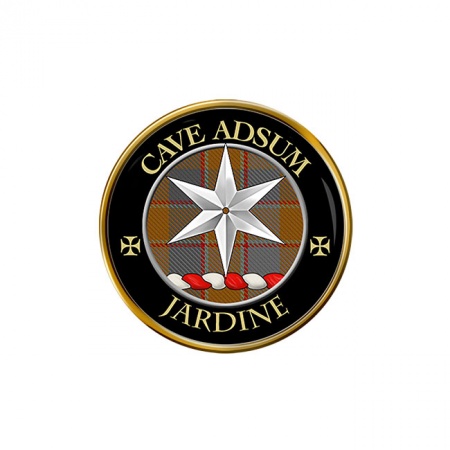 Jardine Scottish Clan Crest Pin Badge